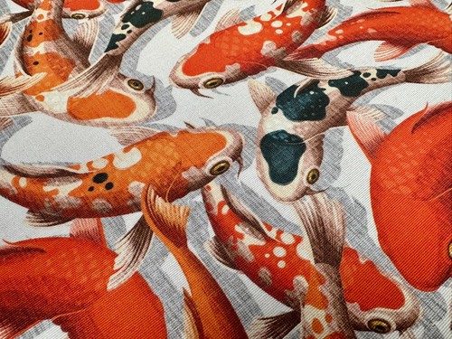 Copricuscini koi carpa tessuto - copricuscini,