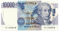 10000 LIRE BANCA D'ITALIA