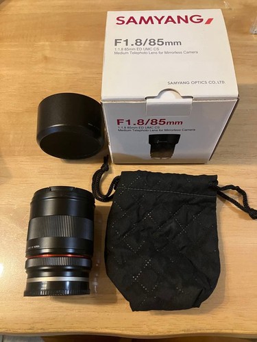 Samyang 85mm single focus - f1.8/85mm,