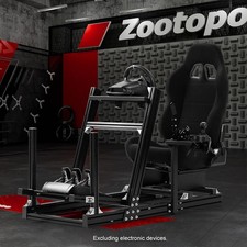 Zootopo Racing Simulator Cockpit Con Sedile Da Corsa Adatto Per PC PS4 XBOX G923