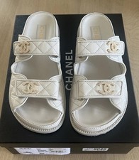 Sandalo papà Chanel panna