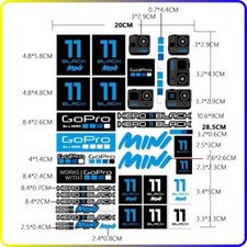 Kit Adesivi GoPro Sticker Auto