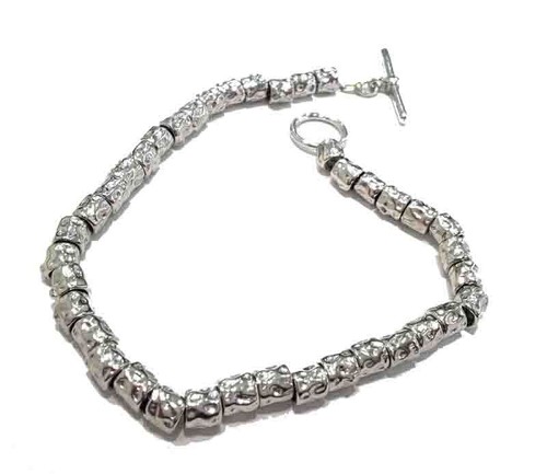 Bracciale argento 925 rodiato