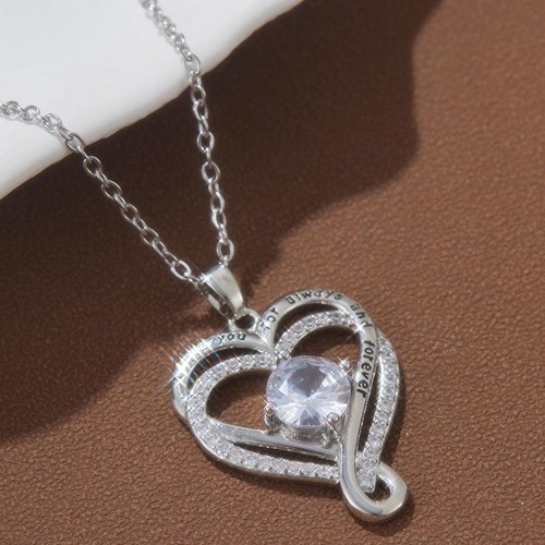 Collane doppio strato cuore - cuore, ti