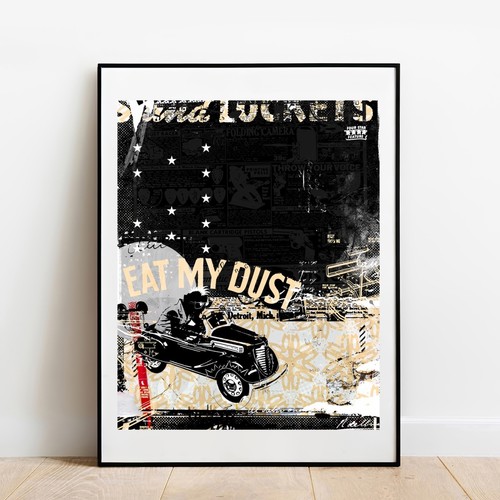 Stampa artistica eat dust - stampa,