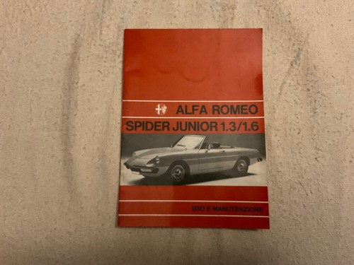 Alfa romeo uso manutenzione - uso,