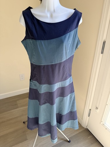 Abito midi skunkfunk blu navy - skunkfunk,