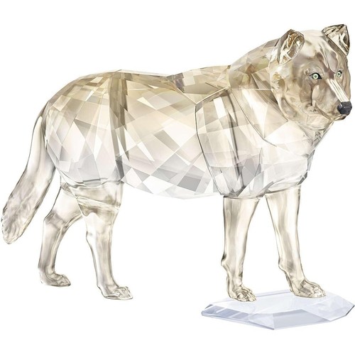 Esclusiva statuina lupo grigio