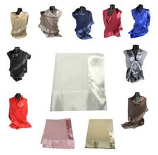 STOLA elegante bianca grigio