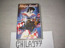 VHS NINJA SCROLL YAMATO VIDEO NEW WAVE ANIMATION 1993/1999 ANIME VIDEOCASSETTA