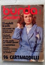 Burda 1986/1 con cartamodelli: Costumi carnevale per bambini, moda primavera