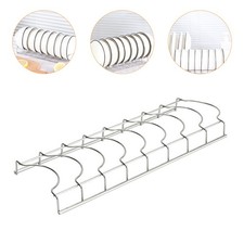  Scolapiatti in Acciaio Inox Rastrelliera Inossidabile Portabicchieri