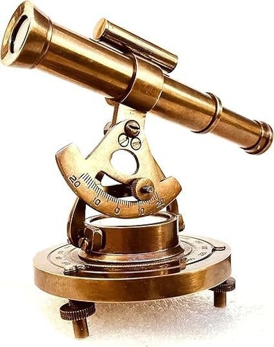 Telescopio alidade ottone - telescopio,