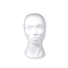 TESTA POLISTIROLO BIANCA DONNA