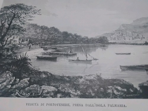 1900 veduta di portovenere - 1900*,