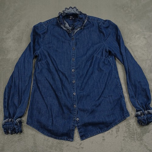 Boden blusa donna blu denim - 6,