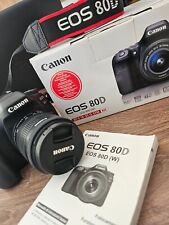 Canon EOS D80 (W) compreso obiettivo 18 - 55, tutto il kit 