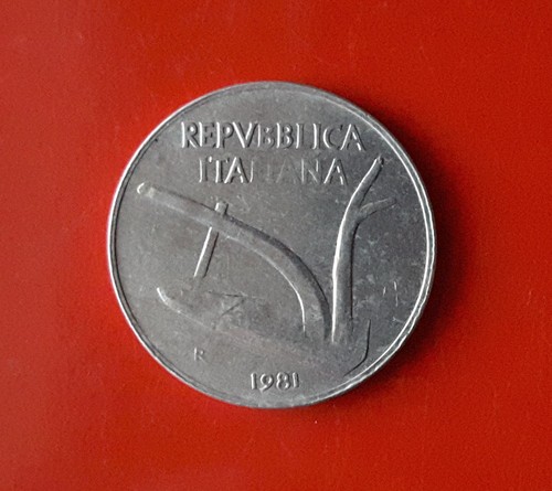 Lire 1981 errore lettere - 10,
