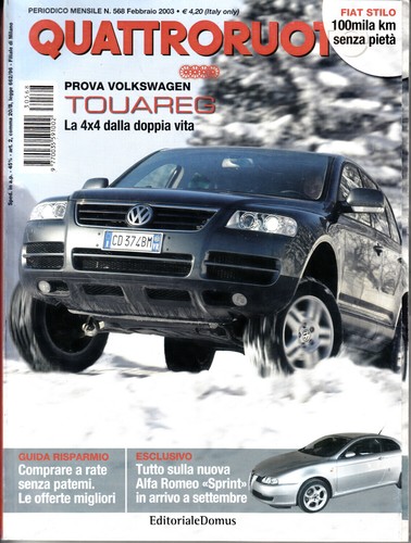 Quattroruote 568 febbraio - n.,