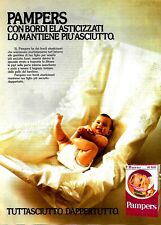 Anni ' 80  * Pubblicità Originale "Pampers Pannolini, Tuttasciutto Dappertutto"