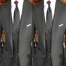 British Check Men's 3 Piece
