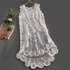 Donna Cavo Uncinetto Gilet