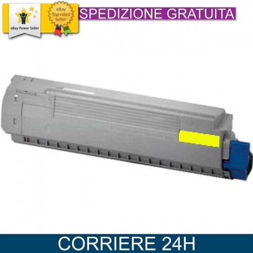 Toner oki 45862837 - toner, giallo