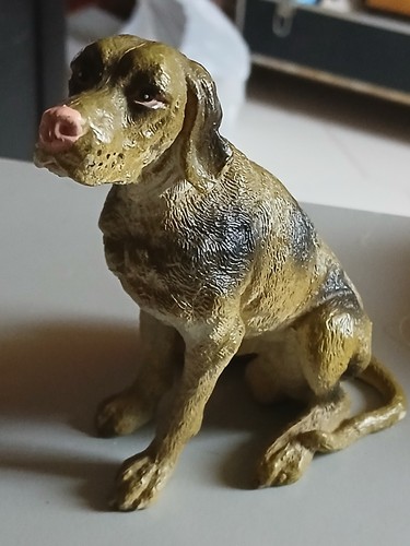 Statuina cane vintage vizsla - cane,