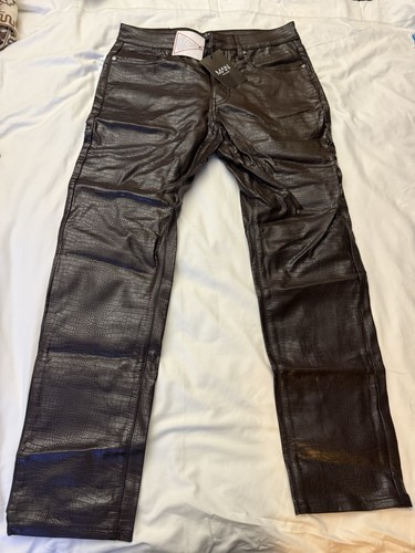 Pantalone uomo ecopelle