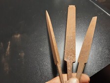 3 GRANDI LIME A FERRO ADATTE ALLA REALIZZAZIONE DI COLTELLI LA +LUNGA 27 CM