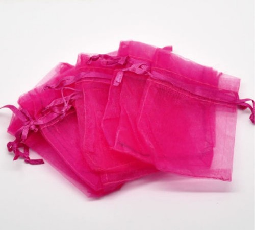 Sacchetti organza fucsia - 25,