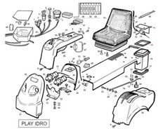 Aerstop trattorino modelli PG SR ORIGINALE GIANNI FERRARI BFB 95043200001