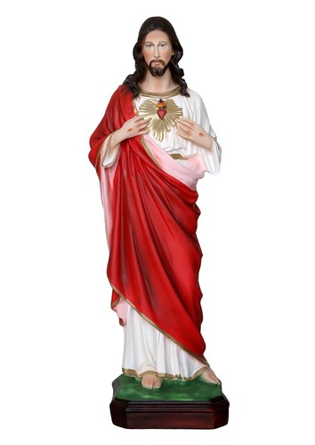 Statua sacro cuore gesù - statua, cm