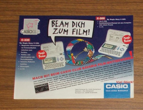 Rara pubblicità casio 330 - rara,