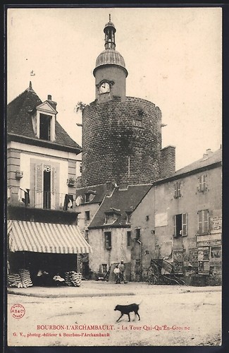 Cpa bourbon archambault la - bourbon-l´archambault,,