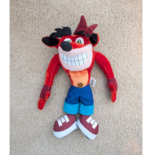 Crash bandicoot plush doll - crash,