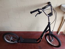 Monopattino Per Ragazzi Aosom Manubrio Regolabile Doppi Freni Ruote Gonfiabili