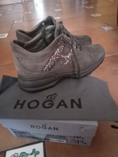 Scarpe Hogan Donna 37.5 Grigio Glitter