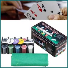 Poker set chips fiches carte