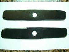 N 2 LAME PER DECESPUGLIATORE LUNGHE CM. 29 FORO MM.20 RICONDIZIONATE ACCIAIO