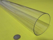 Tubo/tubo trasparente tondo in
