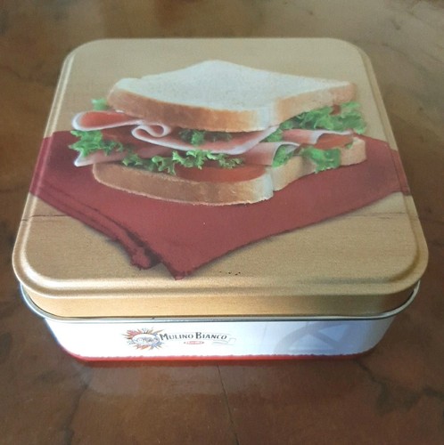 Scatola latta porta merenda - latta,