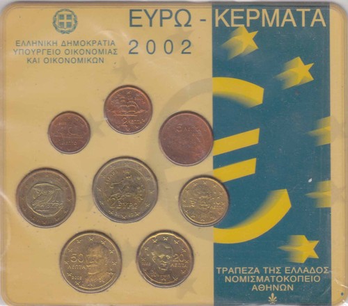 Monete euro grecia 2002 - euro,