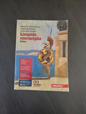 libro italiano epica isbn 9788808902047 limpida meraviglia. Editrice Zanichelli
