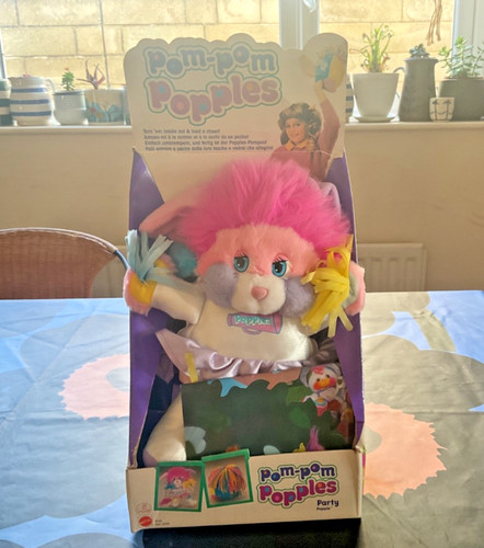 Mattel pompom popples vintage - pompom,