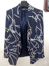 BLAZER GIACCA ZARA con stampa Nautica E Moderna
