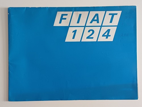 Opuscolo originale fiat - fiat, 124
