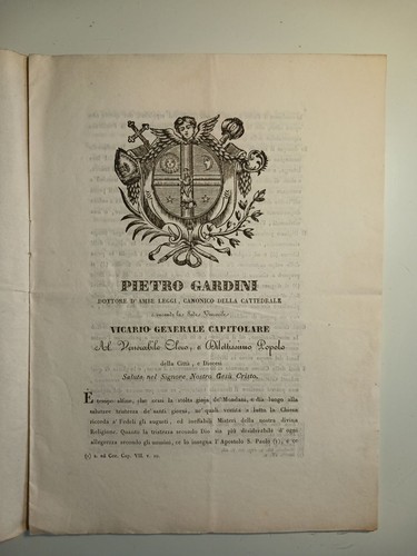 Opuscolo lettera pastorale - opuscolo,
