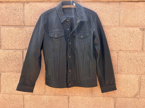 Giacca trucker levis pelle - levis, di