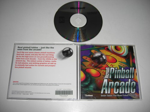 Microsoft pinball arcade cd - pinball,